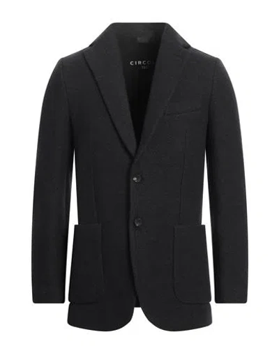 Circolo 1901 Man Blazer Charcoal Size 44 Virgin Wool, Cashmere In Grey