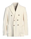 Circolo 1901 Man Blazer Ivory Size 42 Cotton, Polyester In White