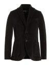 Circolo 1901 Midnight Blue Wool Blazer In Brown