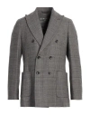 Circolo 1901 Man Blazer Dark Brown Size 42 Virgin Wool, Cotton, Elastane In Brown