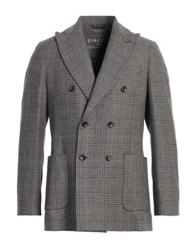 Circolo 1901 Man Blazer Dark Brown Size 42 Virgin Wool, Cotton, Elastane