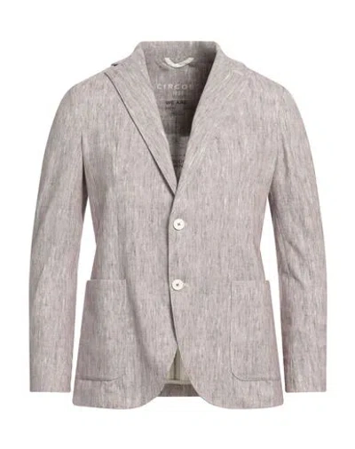 Circolo 1901 Man Blazer Dark Brown Size 44 Cotton, Elastane