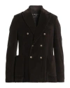 Circolo 1901 Man Blazer Dark Brown Size 44 Cotton, Polyester