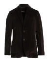 Circolo 1901 Midnight Blue Wool Blazer In Brown