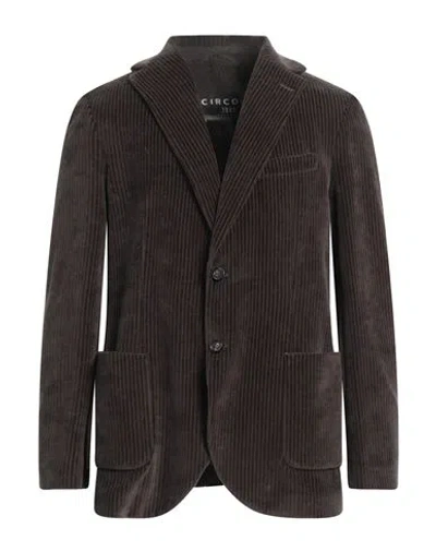 Circolo 1901 Jersey Blazer In Corduroy Texture In Brown
