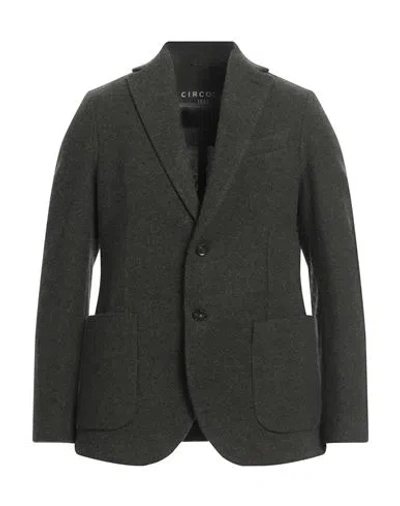 Circolo 1901 Man Blazer Dark Green Size 46 Wool, Cashmere