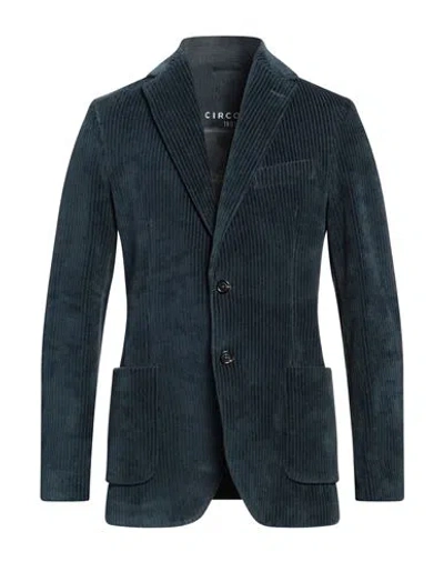 Circolo 1901 Man Blazer Deep Teal Size 44 Cotton, Polyester In Green