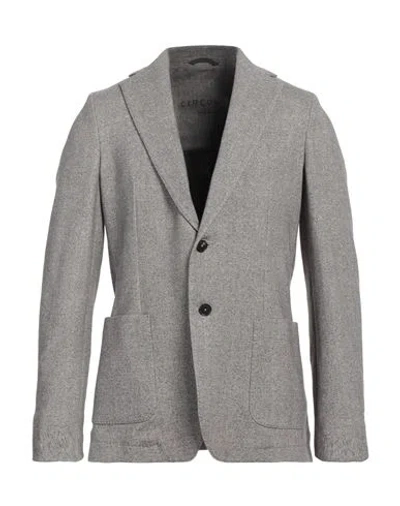 Circolo 1901 Man Blazer Taupe Size 44 Virgin Wool, Cashmere In Grey