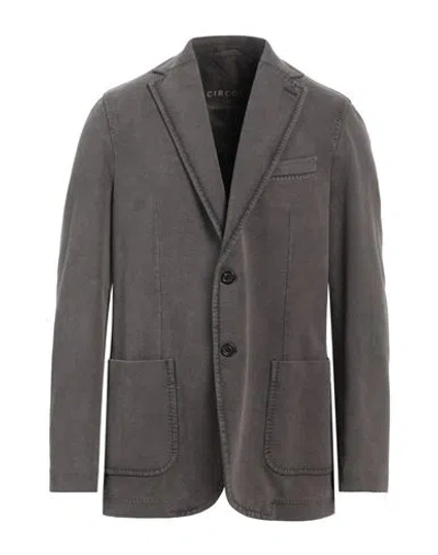 Circolo 1901 Man Blazer Taupe Size 42 Cotton, Elastane In Grey