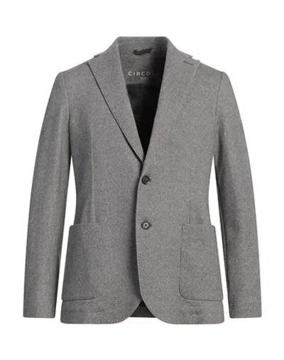 Circolo 1901 Man Blazer Grey Size 38 Cotton, Elastane