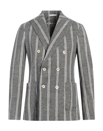Circolo 1901 Man Blazer Grey Size 38 Cotton, Elastane