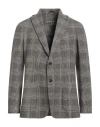 Circolo 1901 Man Blazer Grey Size 40 Cotton, Elastane In Gray