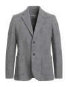 Circolo 1901 Man Blazer Grey Size 40 Cotton, Elastane In Gray