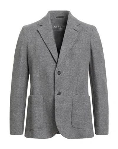 Circolo 1901 Man Blazer Grey Size 40 Cotton, Elastane In Gray