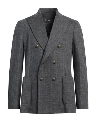 CIRCOLO 1901 CIRCOLO 1901 MAN BLAZER GREY SIZE 40 VIRGIN WOOL, CASHMERE