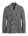 Circolo 1901 Man Blazer Grey Size 44 Cotton, Elastane