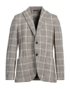 Circolo 1901 Man Blazer Grey Size 46 Cotton, Elastane In Grey