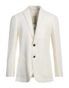 Circolo 1901 Man Blazer Ivory Size 44 Cotton, Linen In White