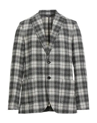 Circolo 1901 Man Blazer Ivory Size 40 Virgin Wool, Polyamide, Elastane In Black