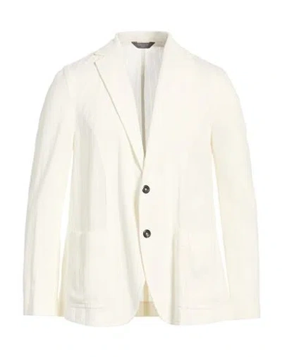 Circolo 1901 Man Blazer Ivory Size 44 Cotton In White