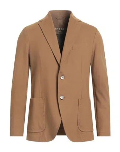 Circolo 1901 Man Blazer Khaki Size 38 Cotton, Elastane In Beige