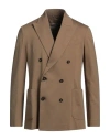 Circolo 1901 Man Blazer Khaki Size 40 Cotton, Elastane In Beige