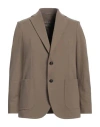 Circolo 1901 Man Blazer Khaki Size 42 Cotton, Elastane In Brown