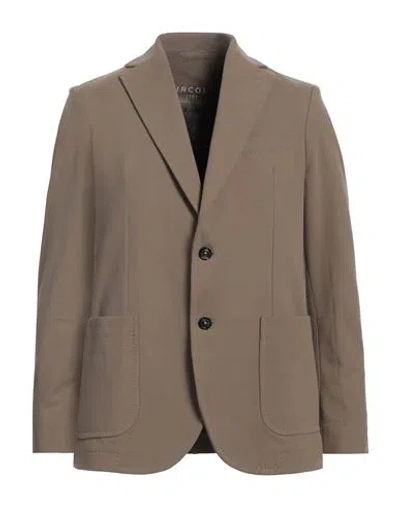 Circolo 1901 Man Blazer Khaki Size 42 Cotton, Elastane In Brown
