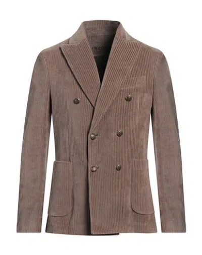 Circolo 1901 Man Blazer Khaki Size 38 Cotton, Polyester In Beige