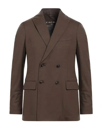 Circolo 1901 Man Blazer Khaki Size 42 Virgin Wool, Cashmere In Beige