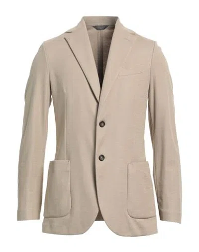 Circolo 1901 Man Blazer Khaki Size 46 Cotton In Beige