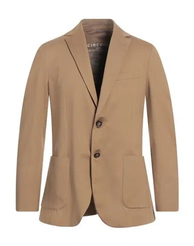 Circolo 1901 Man Blazer Khaki Size 46 Cotton, Elastane In Beige
