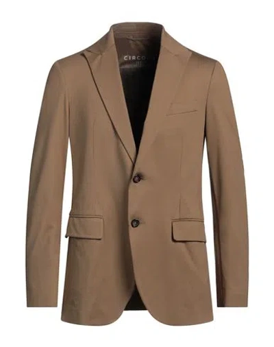 Circolo 1901 Man Blazer Khaki Size 46 Cotton, Elastane In Beige