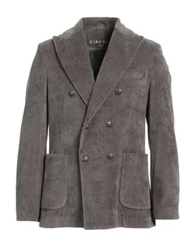 Circolo 1901 Man Blazer Lead Size 42 Cotton, Polyester In Grey