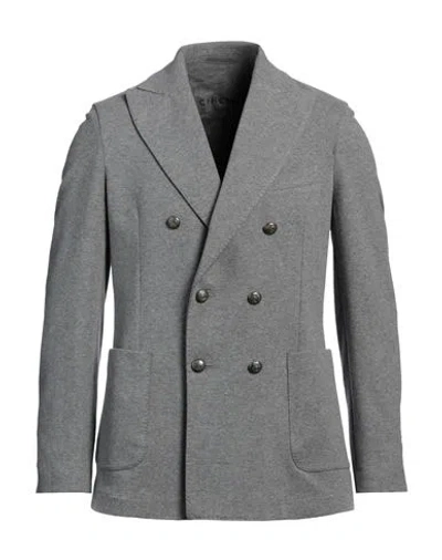 Circolo 1901 Man Blazer Light Grey Size 38 Cotton, Elastane