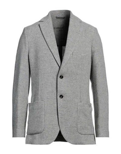 Circolo 1901 Man Blazer Light Grey Size 36 Virgin Wool, Cashmere