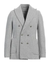 Circolo 1901 Man Blazer Light Grey Size 44 Virgin Wool, Cashmere