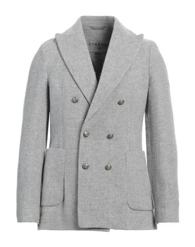 Circolo 1901 Man Blazer Light Grey Size 44 Virgin Wool, Cashmere