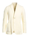 Circolo 1901 Man Blazer Pastel Yellow Size 46 Cotton, Elastane