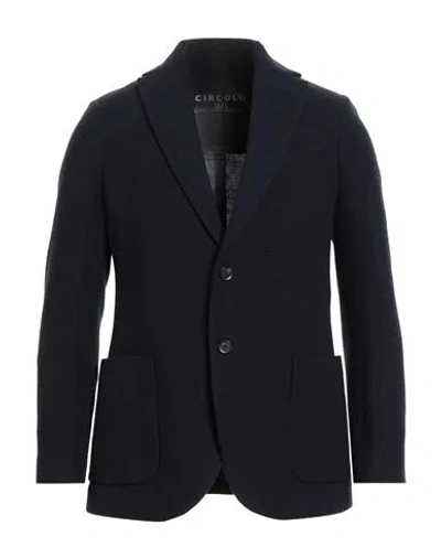 Circolo 1901 Man Blazer Midnight Blue Size 36 Wool, Cashmere