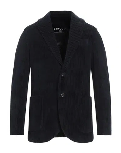 Circolo 1901 Man Blazer Midnight Blue Size 44 Cotton, Polyester