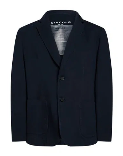 Circolo 1901 Man Blazer Midnight Blue Size 42 Cotton, Elastane