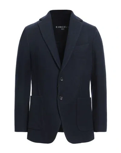 Circolo 1901 Man Blazer Midnight Blue Size 42 Virgin Wool, Cashmere