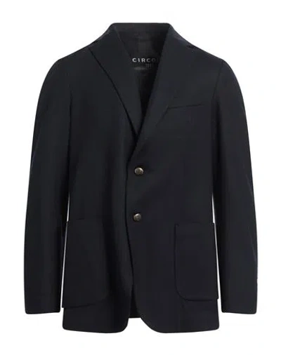 Circolo 1901 Man Blazer Midnight Blue Size 42 Virgin Wool, Cashmere In Blue