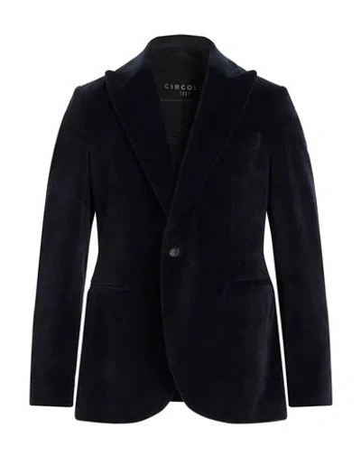Circolo 1901 Man Blazer Midnight Blue Size 46 Cotton, Polyester