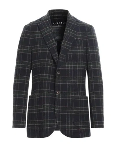 Circolo 1901 Man Blazer Midnight Blue Size 42 Virgin Wool, Cashmere