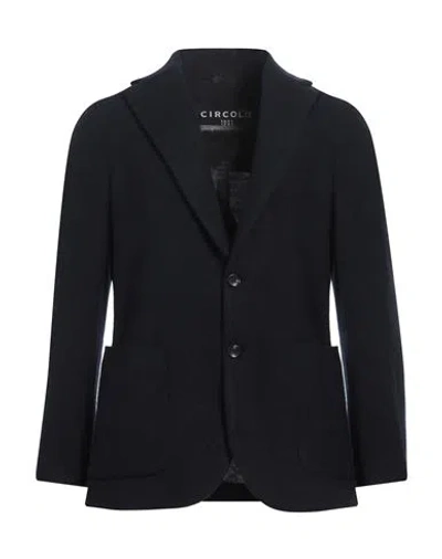 Circolo 1901 Man Blazer Midnight Blue Size 44 Virgin Wool, Cashmere In Blue