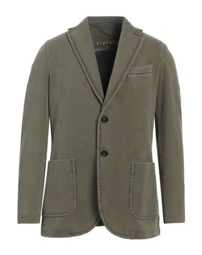 Circolo 1901 Man Blazer Military Green Size 40 Cotton, Elastane