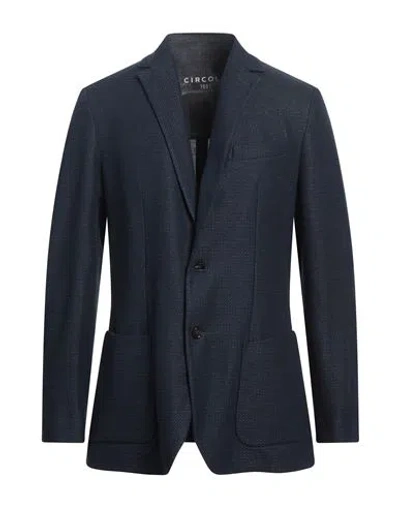 Circolo 1901 Man Blazer Navy Size 42 Cotton, Linen In Navy