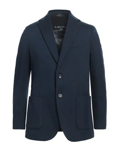 Circolo 1901 Man Blazer Navy Size 44 Cotton, Elastane